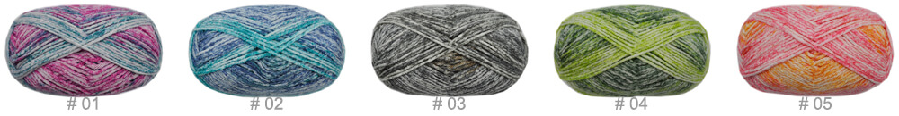 gold yarn, variegated yarn